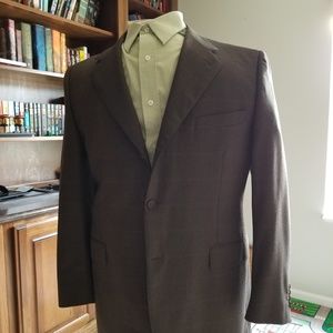 Canali Grey w/ Red Windowpane